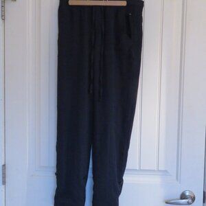 Tommy Hilfiger Black Pants Adjustable Cuffs XS (K567)